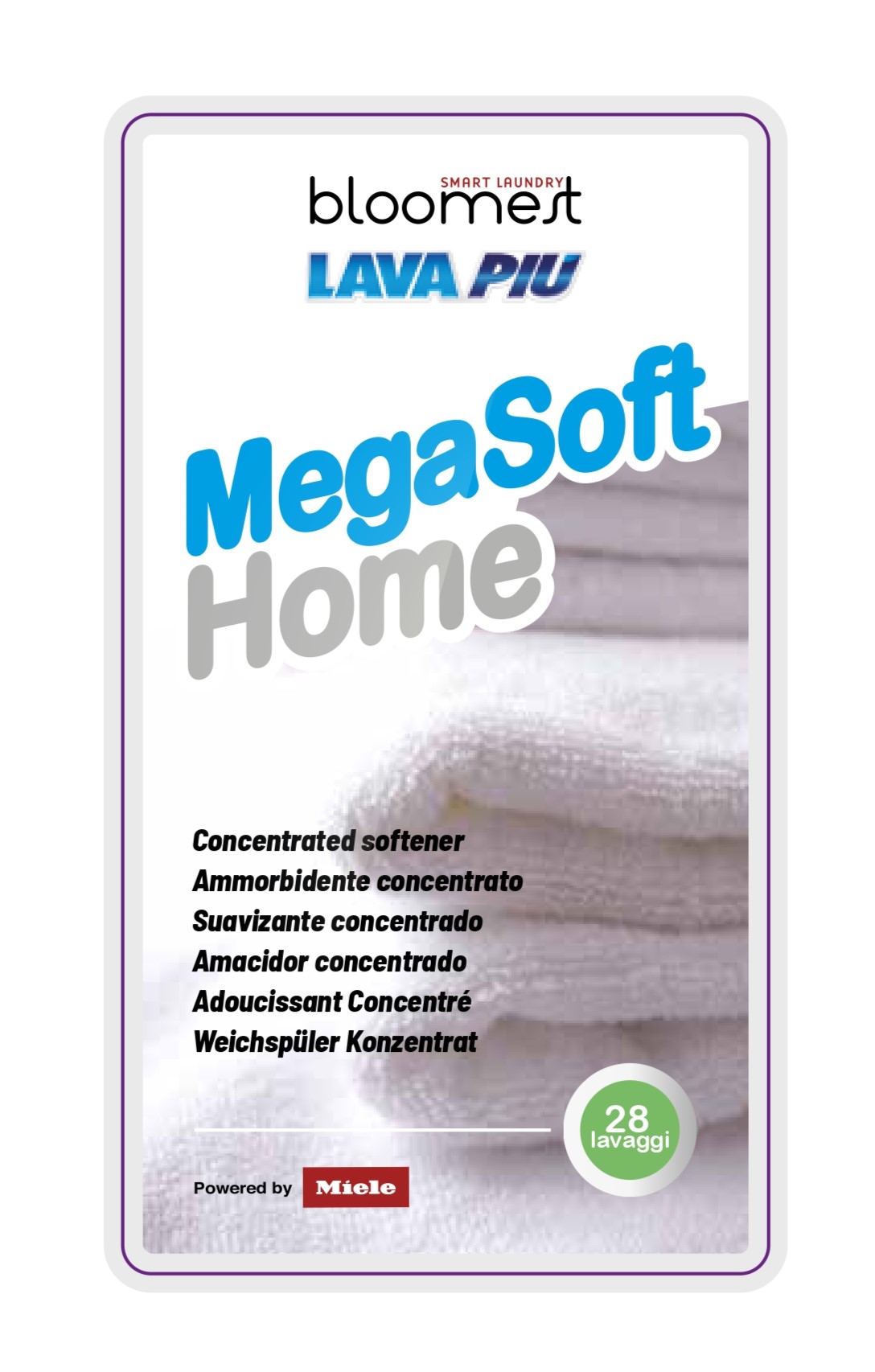 Megasoft Home Packung mit 8 Flaschen